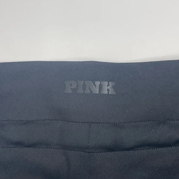 Pink Victoria's Secret Joggers Relay Knit 28” Inseam Black Size Medium NWT - Picture 5 of 7